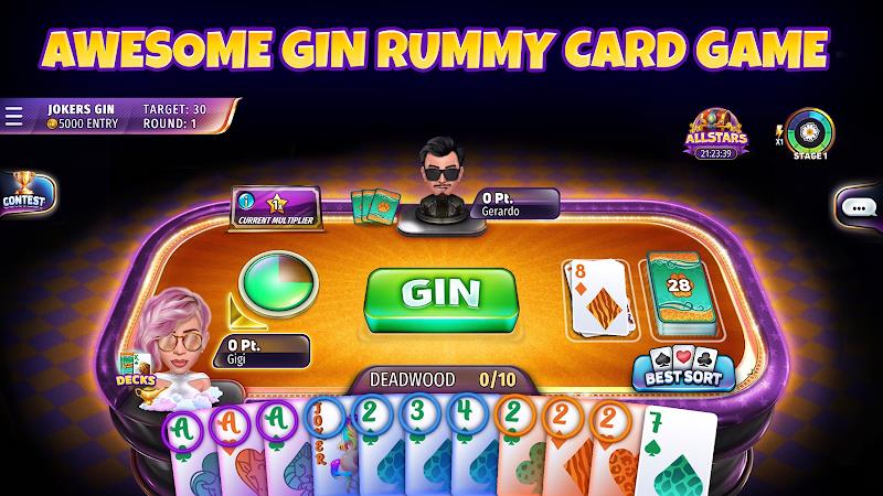 Gin Rummy Stars Screenshot1