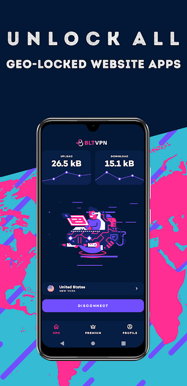 BLT VPN - Unlimited VPN Screenshot1