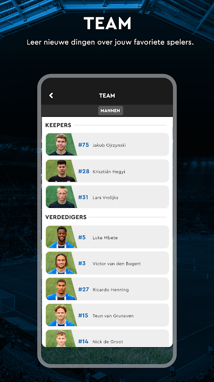 FC Den Bosch - Officiële App Screenshot4