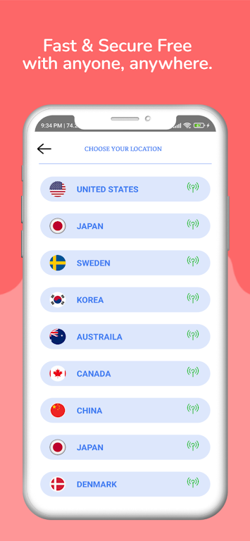 Earth Vpn -  Unlimited Proxy Screenshot2