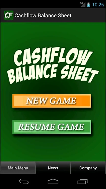 Cashflow Balance Sheet Screenshot1