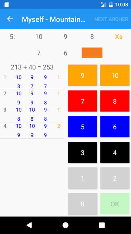 Archery Sheet Screenshot3