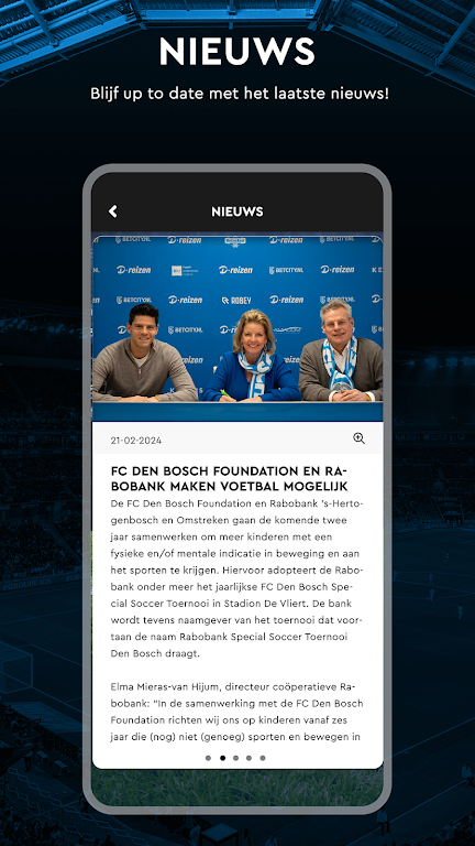 FC Den Bosch - Officiële App Screenshot2