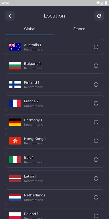 France VPN - Fast VPN Proxy Screenshot1