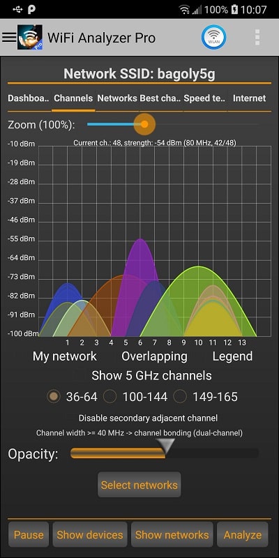 WiFi Analyzer Pro Screenshot1