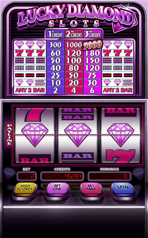 Lucky Diamond Slots Free Screenshot2