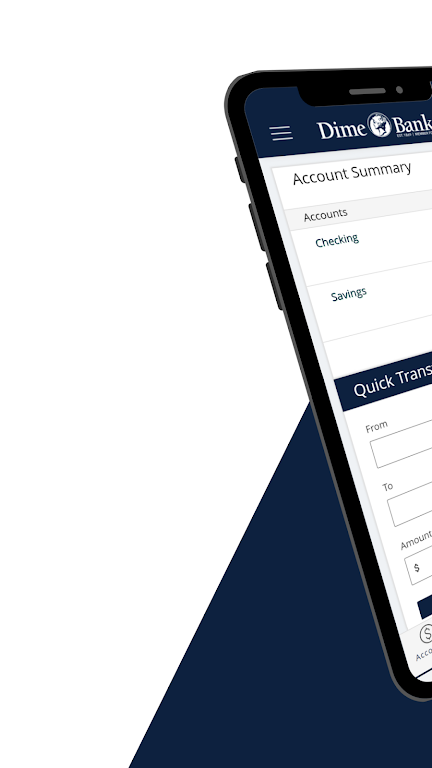 Dime Bank Mobile Banking Screenshot1