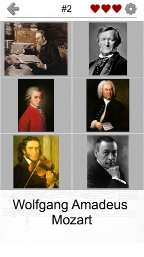 Famous Composers of Classical Music: Portrait Quiz Screenshot2