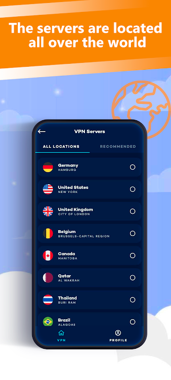 Starship VPN - free VPN proxy master Screenshot1