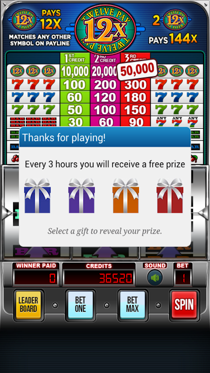 Twelve Pay Deluxe Slot Screenshot1