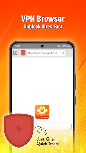 Azka Browser + Private VPN Screenshot1
