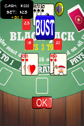 BlackJack 21 King Free Screenshot2