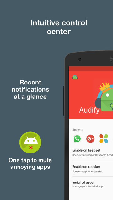 Audify – Notification Reader Mod Screenshot2