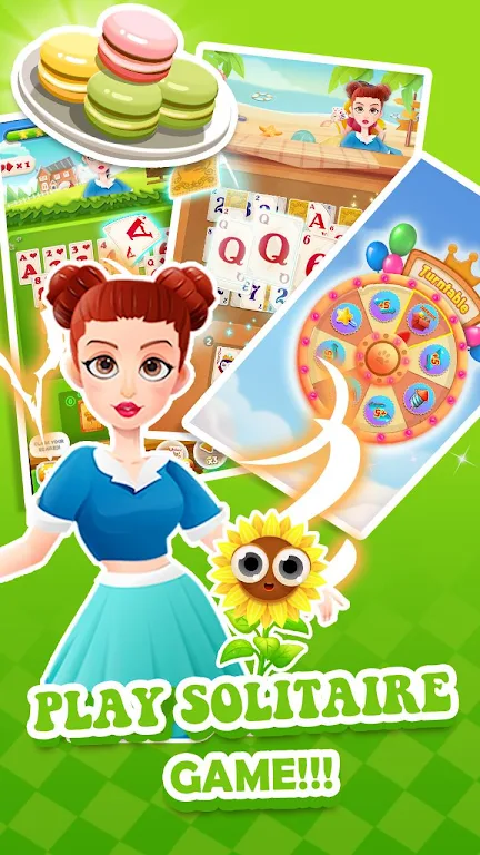 Solitaire Girl Dress Up! Screenshot2