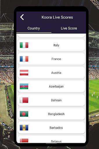 Koora live Scores Screenshot4