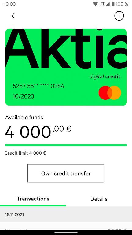 Aktia Mobile Bank Screenshot2