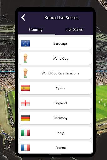 Koora live Scores Screenshot2