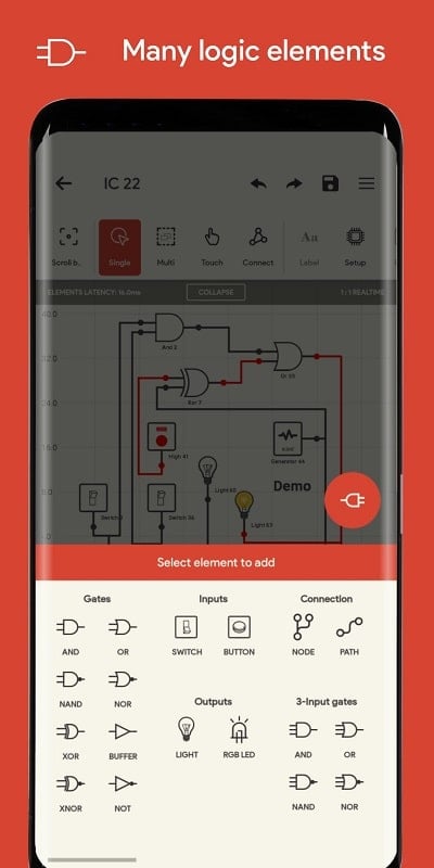 Logic Circuit Simulator Pro Screenshot3