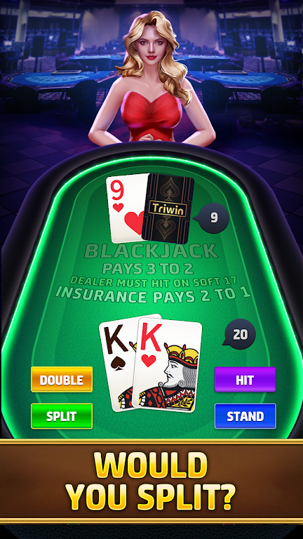 Blackjack 21 Online poker game Screenshot3