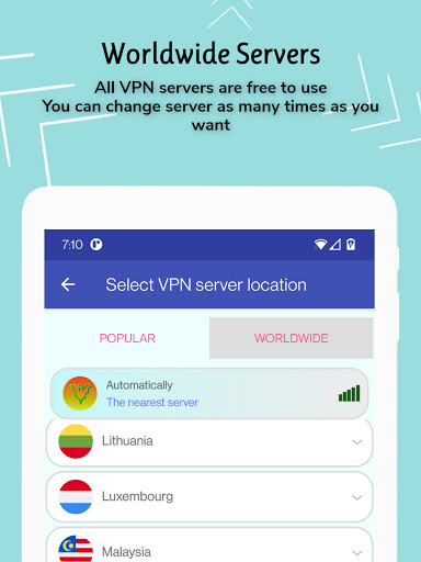 Secure VPN - Fast Proxy Server Screenshot2