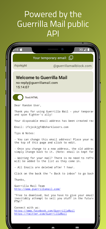 Guerrilla Mail - Temp Mail Screenshot2