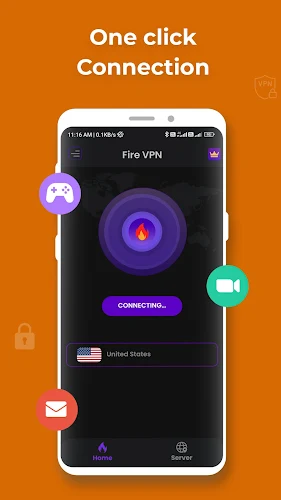 Fire VPN - Vpn Proxy Browser Screenshot1