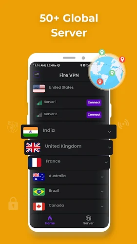 Fire VPN - Vpn Proxy Browser Screenshot2