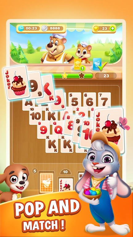 Cooking Solitaire Chef Bear Screenshot2