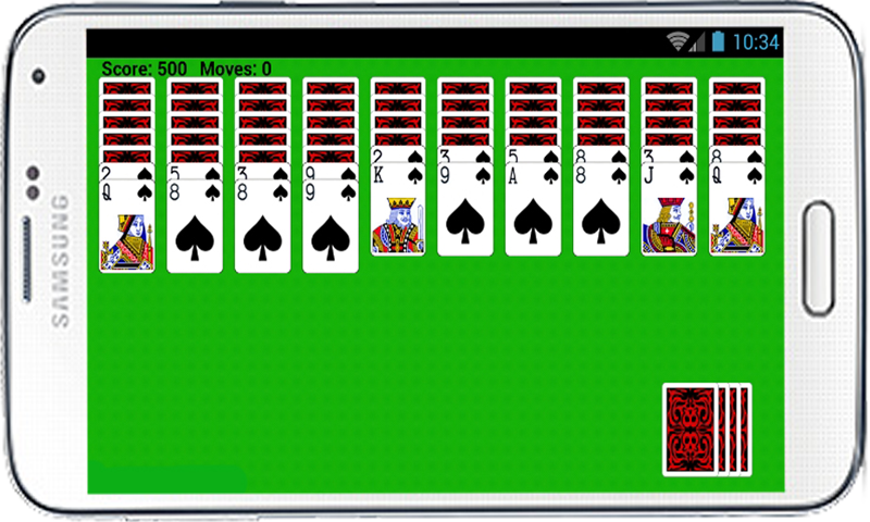 Spider Solitaire Free Game HD Screenshot2