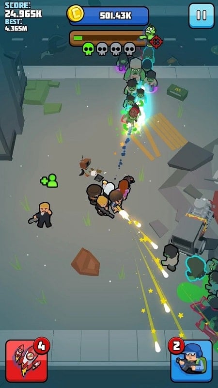 Zombie Warrior: Survivors Screenshot1