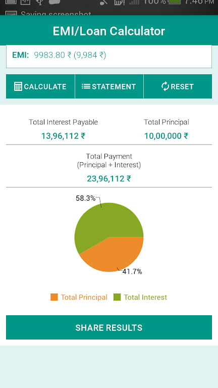 EMI - Loan Calculator Screenshot3