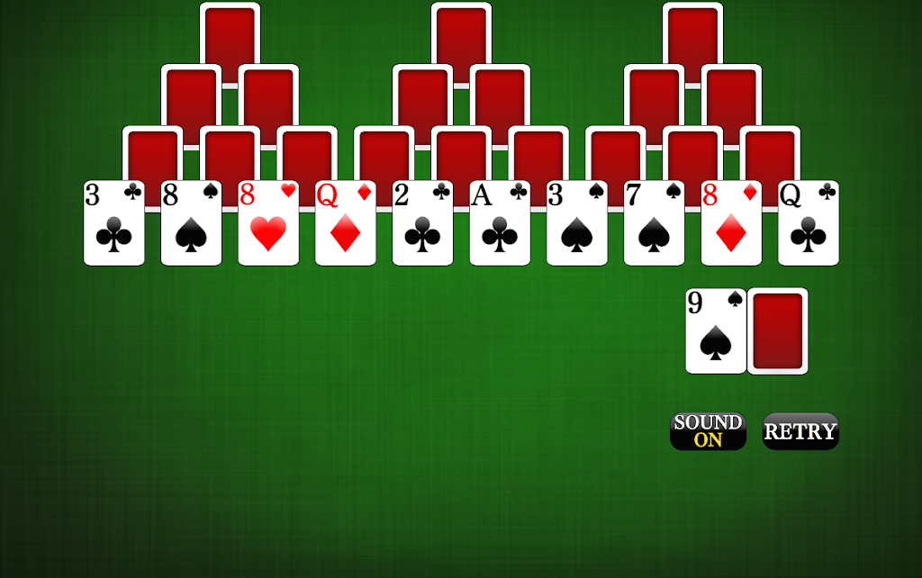 Tri Peaks card game Screenshot4