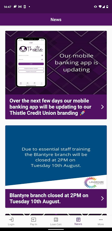 Thistle Credit Union Screenshot3