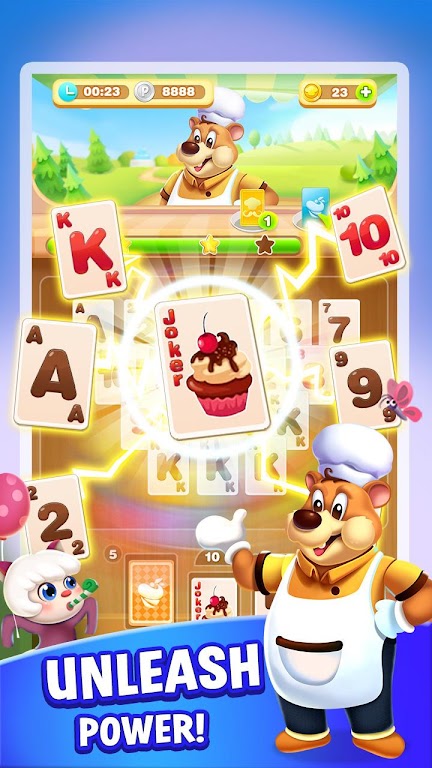 Cooking Solitaire Chef Bear Screenshot1