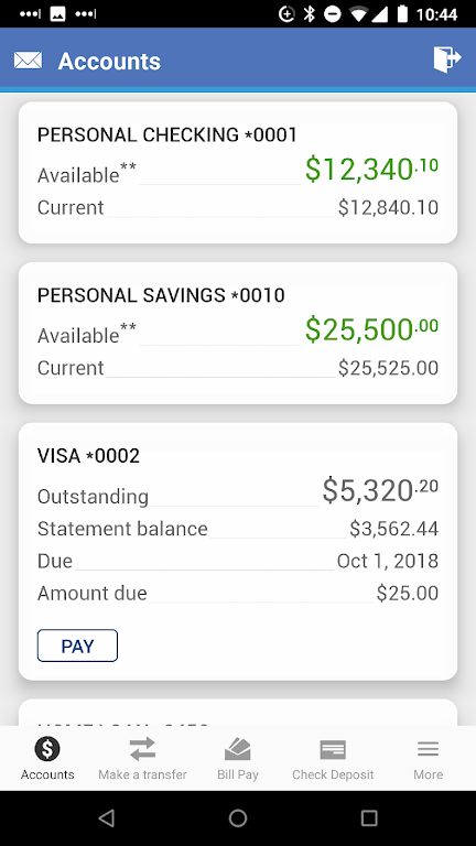 Connex Credit Union Mobile Screenshot2