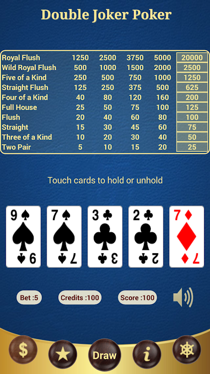 Double Joker Poker Screenshot1