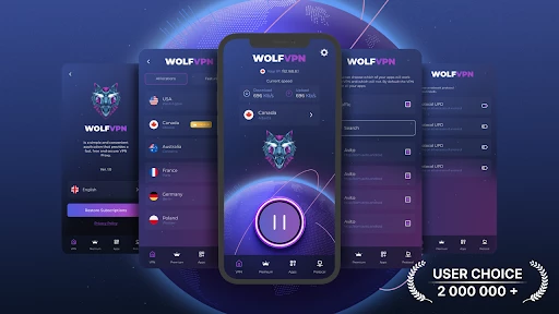 Wolf Vpn x Secure & Unlimited Screenshot3