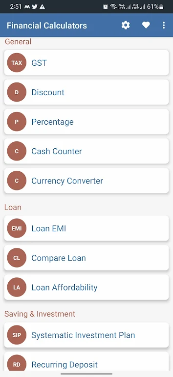 Smart Financial Calculator Screenshot1