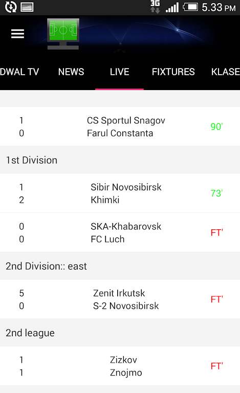 Jadwal Siaran Langsung Screenshot3