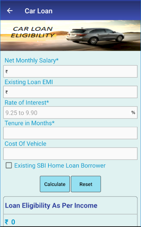 EMI Home Loan Calculator Screenshot1