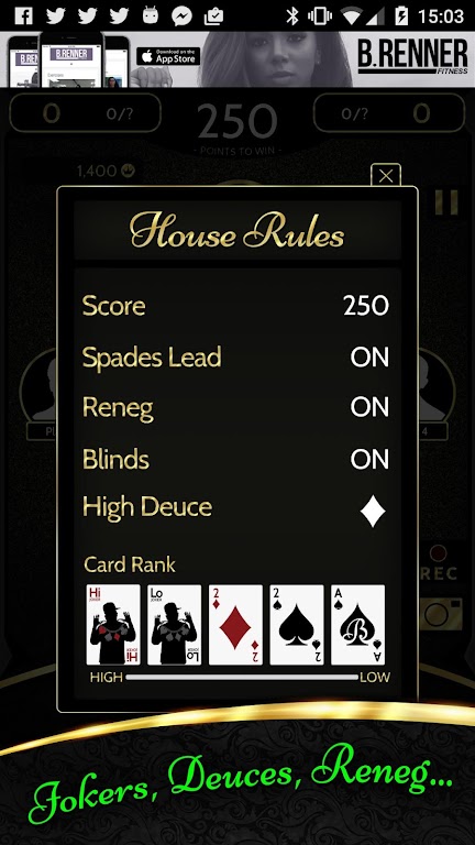 Black Spades with Jokers and Prizes Screenshot4