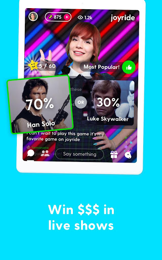 Joyride: play live trivia shows with friends Screenshot1