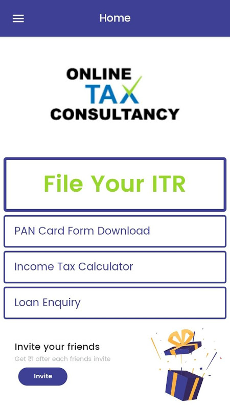 Income Tax Return Filling - Online Tax Consultancy Screenshot1