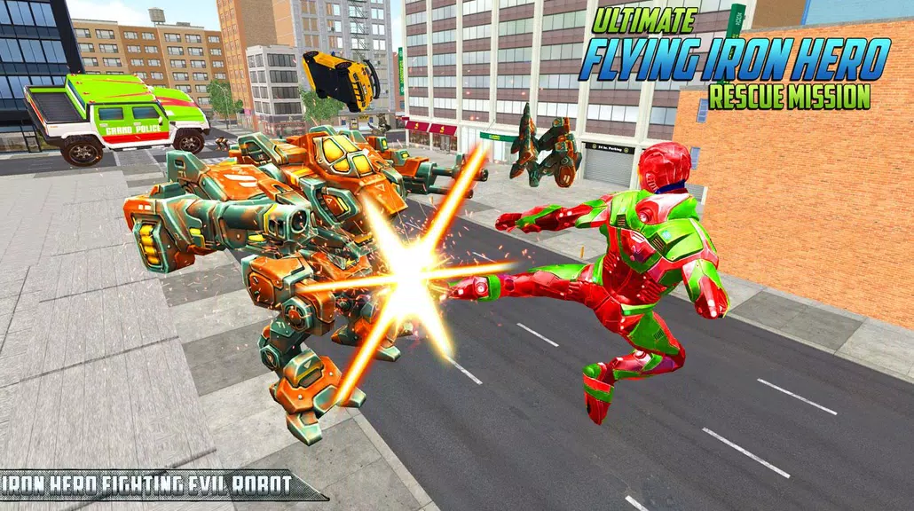 Ultimate KungFu Superhero Iron Fighting Free Game Screenshot1