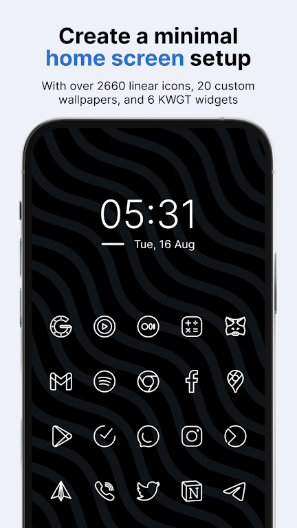 Caelus White Icon Pack Mod Screenshot1