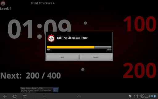 Talking Poker Timer - Clock Screenshot1