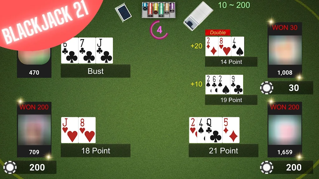 Classic 21 BlackJack Screenshot2