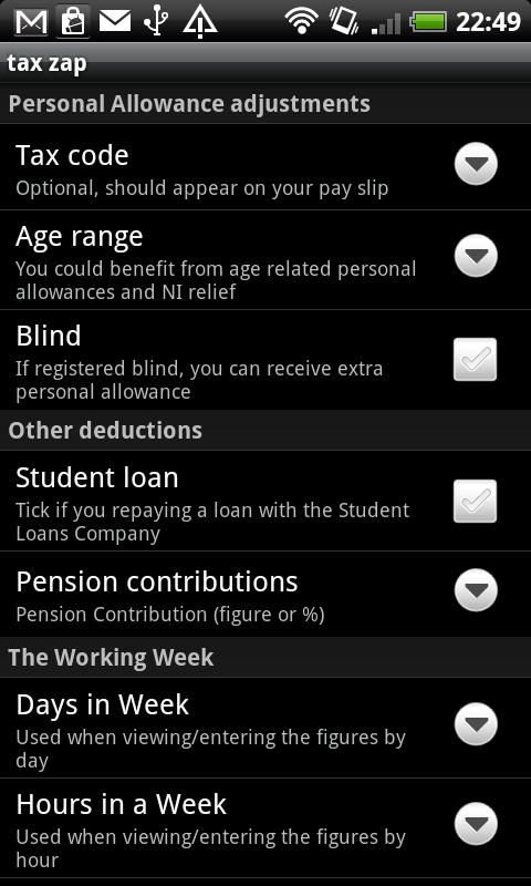 tax zap free-UK tax calculator Screenshot3