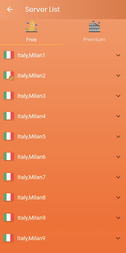 VPN ITALY - Secure VPN Proxy Screenshot2