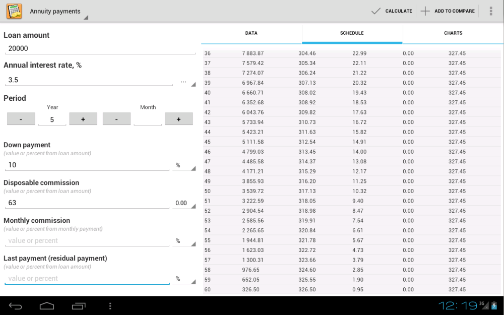 Simple Loan Calculator Screenshot2